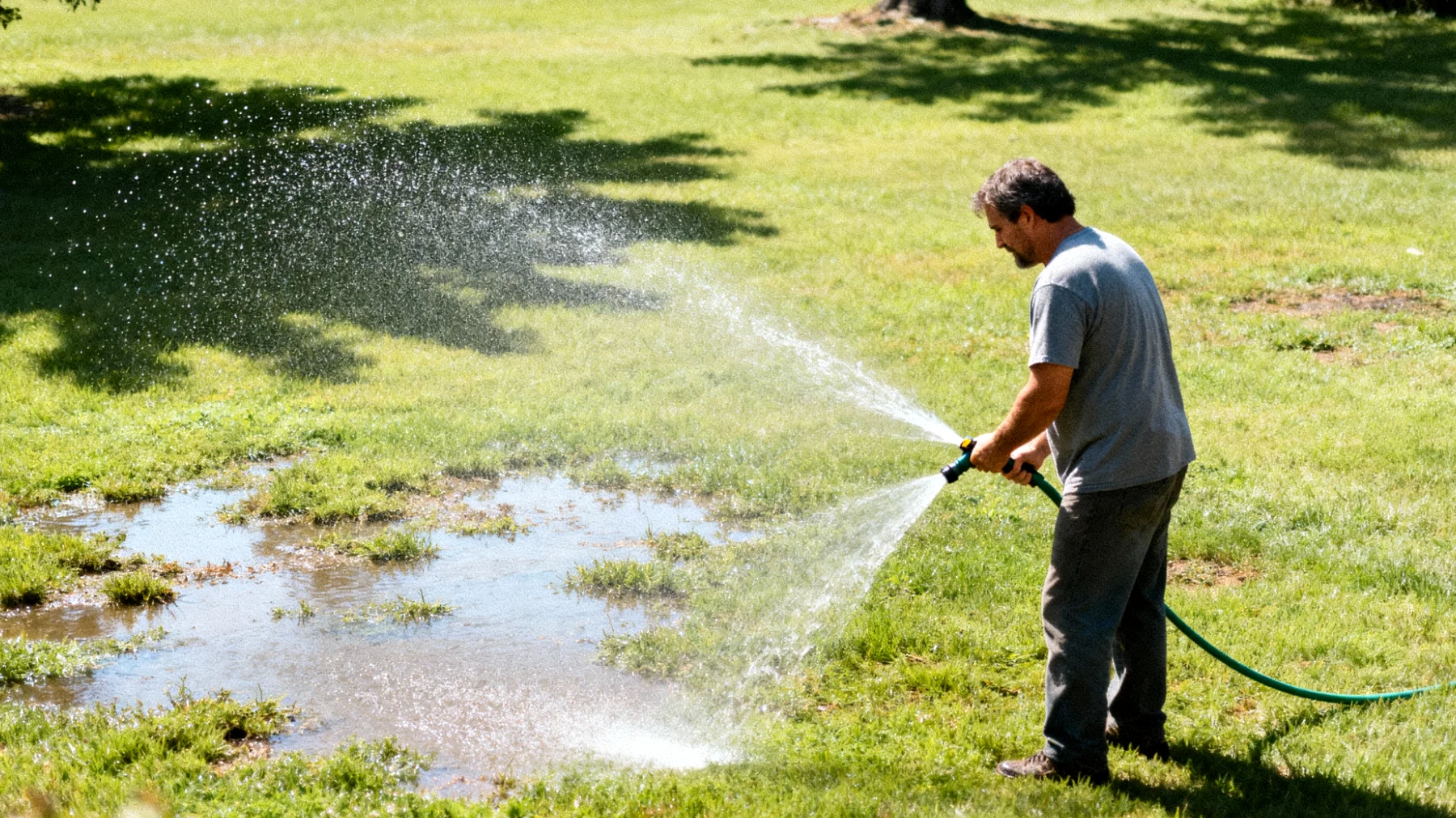 Automatischer Rasensprenger"