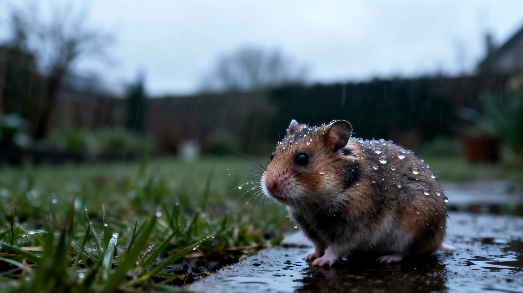 Hamster benötigen artgerechte Beschäftigungsmöglichkeiten und können nicht im Garten gehalten werden, da sie als Wüstentiere empfindlich auf Feuchtigkeit, Temperaturwechsel und Raubtiere reagieren"