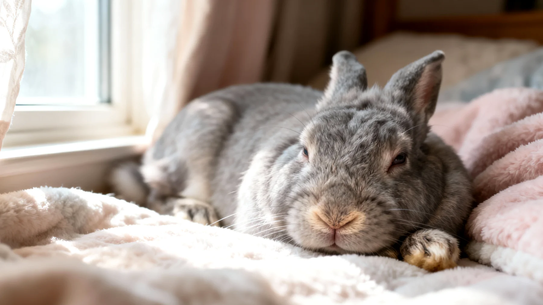 Ältere Kaninchen haben oft Schwierigkeiten beim Stressabbau und benötigen spezielle Entspannungsmethoden, da sie weniger mobil sind und anfälliger für altersbedingte Beschwerden wie Arthritis werden"