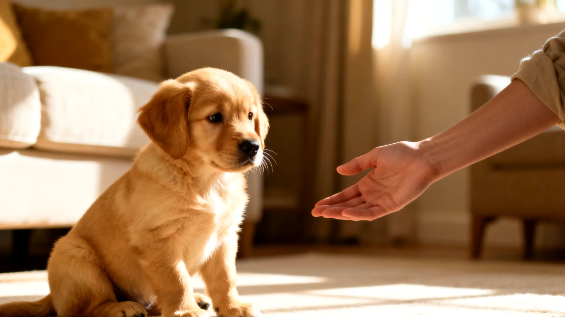 Welpen oder Jungtiere benötigen eine altersgerechte Eingewöhnung und Sozialisierung im neuen Zuhause, um Stress zu vermeiden und gesunde Verhaltensweisen zu entwickeln"