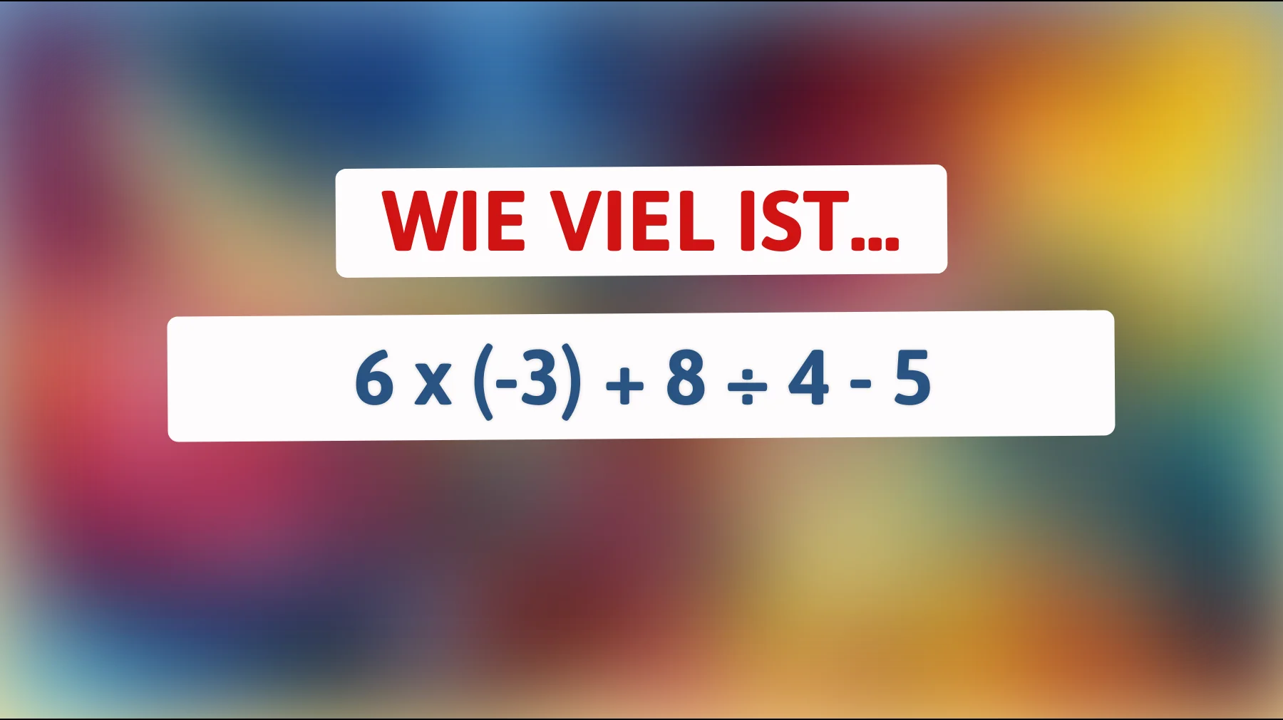 Nur 1% der Menschen kommen auf das richtige Ergebnis – bist du schlau genug, um diese mathematische Herausforderung zu meistern?"