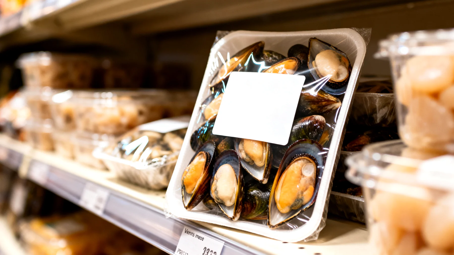 Verpackte Venusmuscheln"