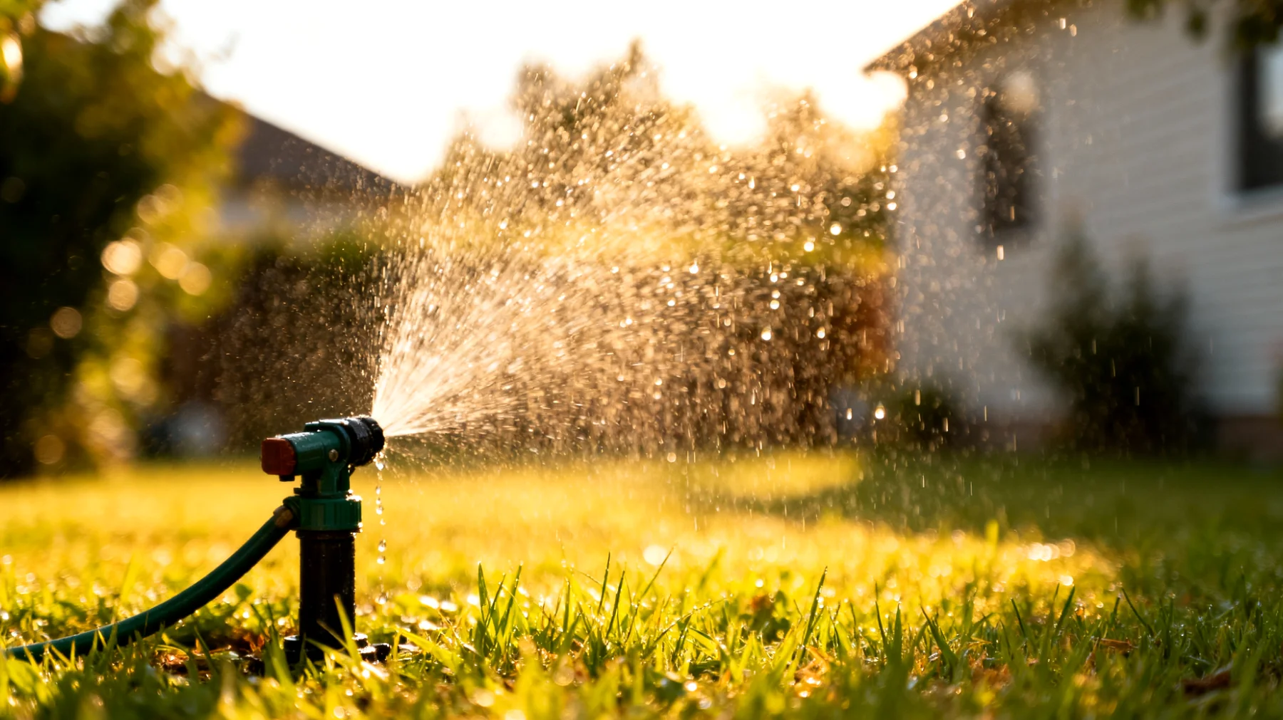 Automatischer Rasensprenger"