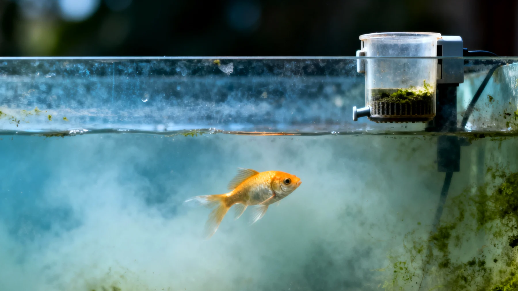 Fische können während einer Reise des Besitzers nicht ausreichend gefüttert und gepflegt werden, was zu Stress, Hunger oder verschlechterter Wasserqualität führen kann"