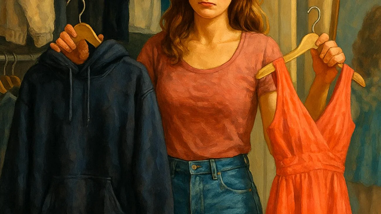 Hier sind die 5 Kleidungsstücke, die Menschen mit geringem Selbstwertgefühl bevorzugen, laut Psychologie 2026-01-10T22:08:32.085Z"