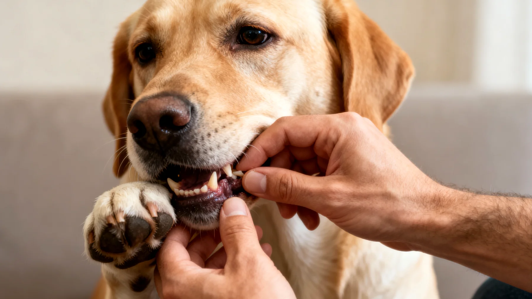 Erwachsene Hunde leiden häufig unter unerkannten Zahnproblemen wie Zahnstein, Zahnfleischentzündungen und Mundgeruch, die zu ernsthaften Gesundheitsschäden führen können, wenn die Zahnpflege vernachlässigt wird"