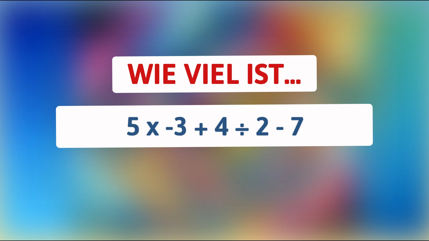 Lösen Sie dieses komplexe Rätsel: Nur echte Denker knacken diese mathematische Herausforderung!"
