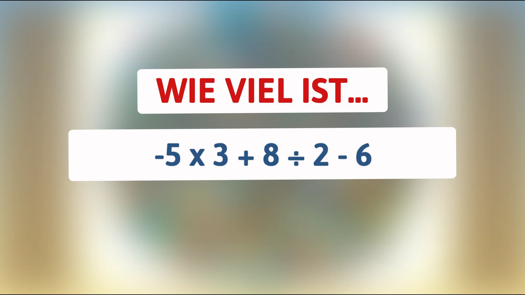 Nur 1 von 10 klugen Köpfen kann dieses mathematische Rätsel lösen! Schaffst du es, die richtige Antwort zu finden?"