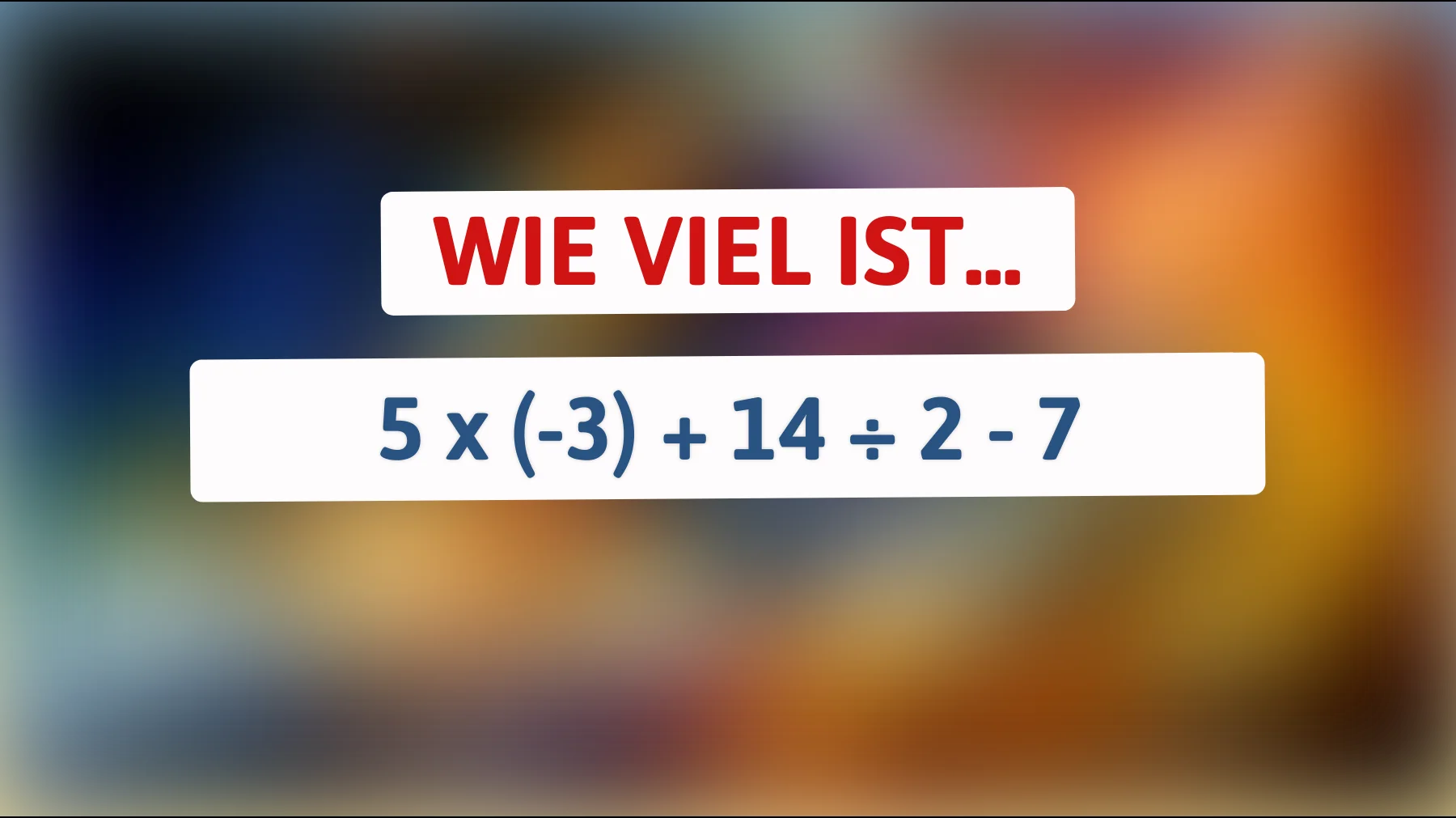 Nur 1% der Menschen können dieses mathematische Rätsel lösen: Bist du schlau genug, um die richtige Antwort zu finden?"