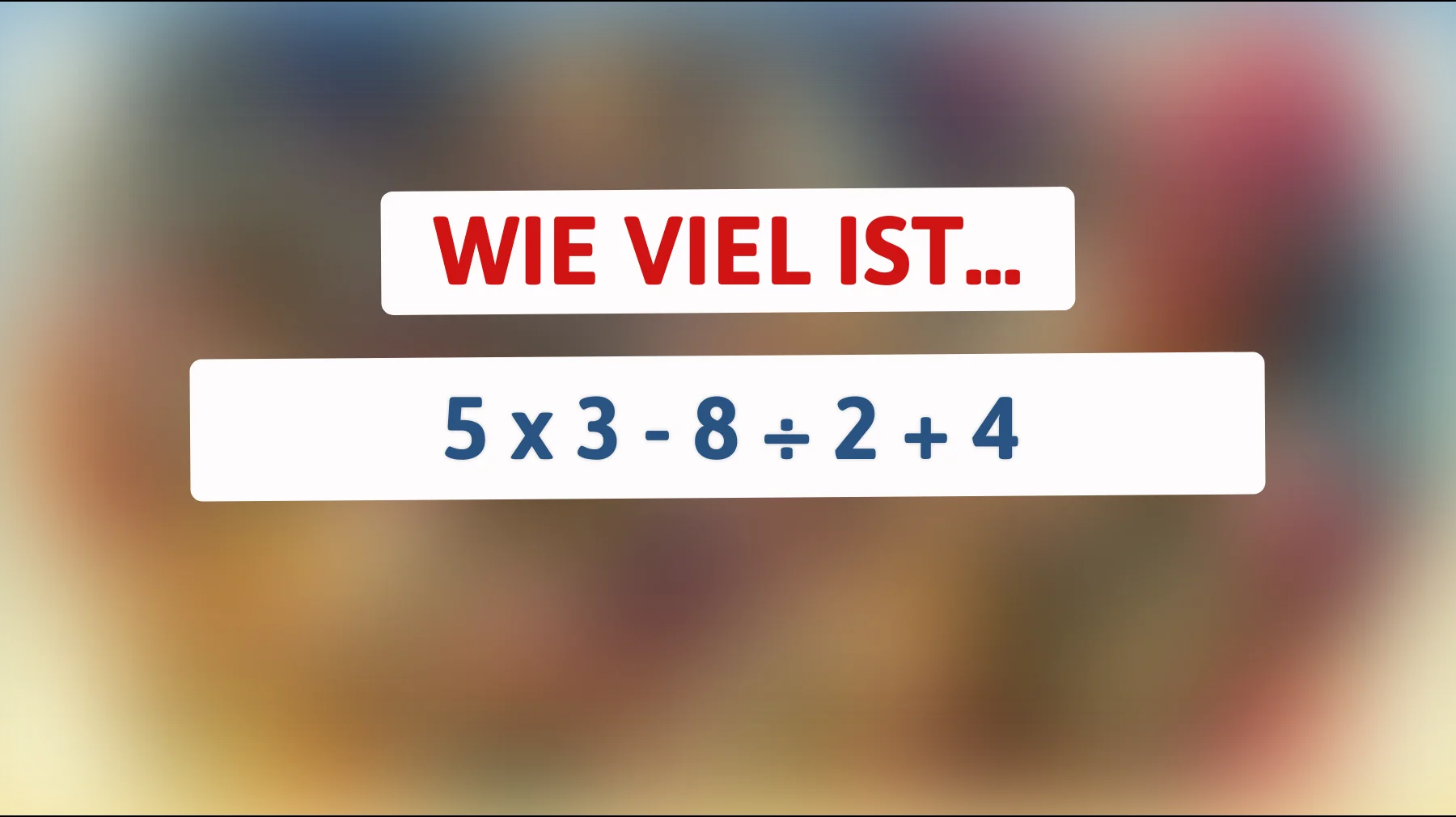Nur 1% schaffen es: Kannst du dieses mathematische Rätsel lösen?"