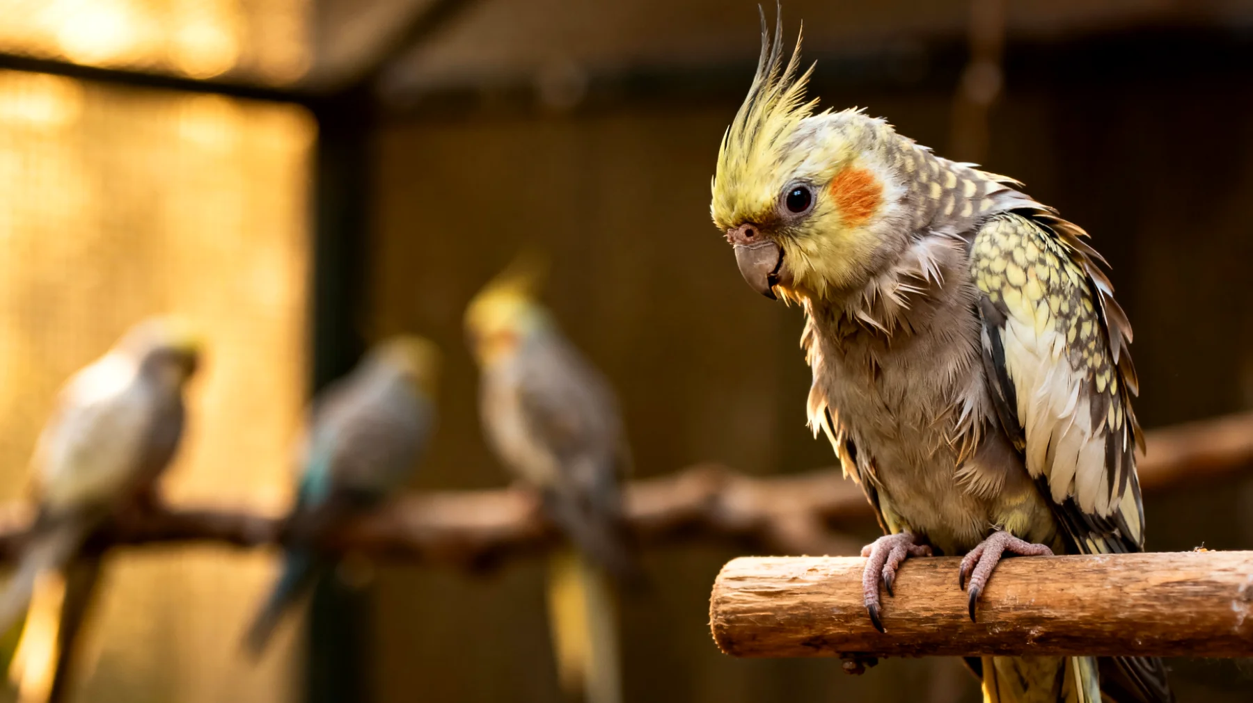 Nymphensittiche zeigen aggressives Verhalten oder Stress bei der Vergesellschaftung mit anderen Vögeln oder Haustieren, und es fehlen natürliche Hausmittel zur Beruhigung und Förderung einer harmonischen Zusammenführung"