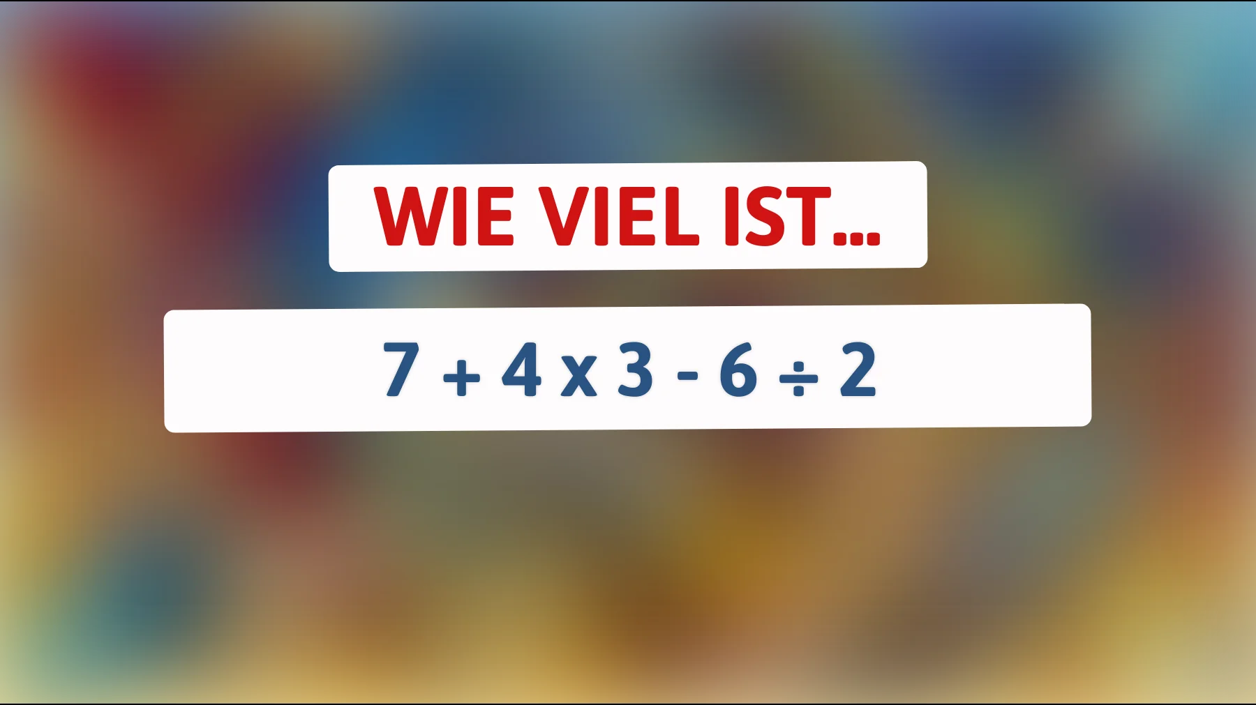 Teste deine Intelligenz: Kannst du das knifflige Mathematik-Rätsel lösen, das nur für clevere Köpfe gemacht ist?"